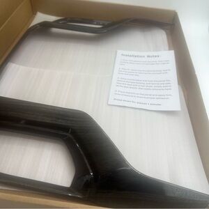 2019-2021 For Chevy Silverado Console GPS Navigation Panel Air Vent Cover Trim